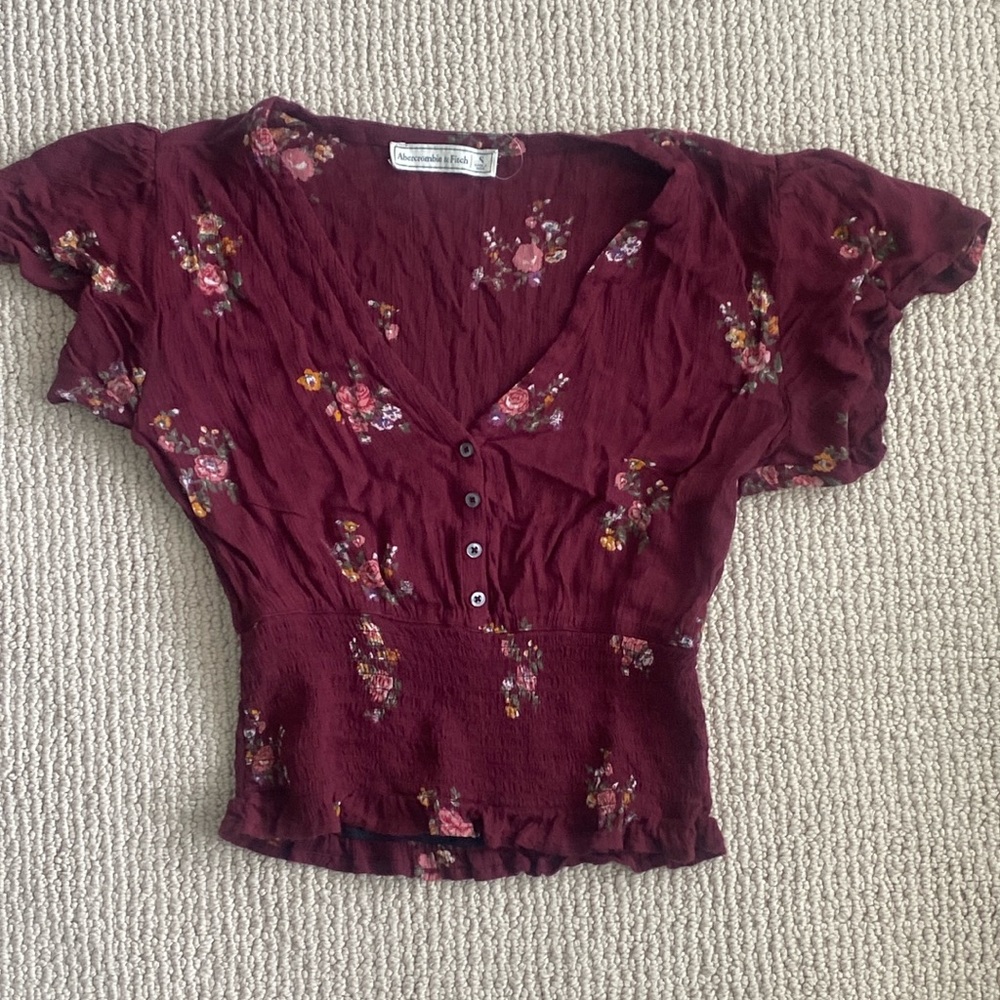Abercrombie Floral Blouse